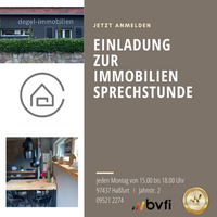 Einladung zu unserer wöchentlichen Immobiliensprechstunde