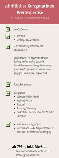 schriftliches Kurzgutachten